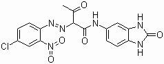 Pigment-orange-36-molekylær-struktur