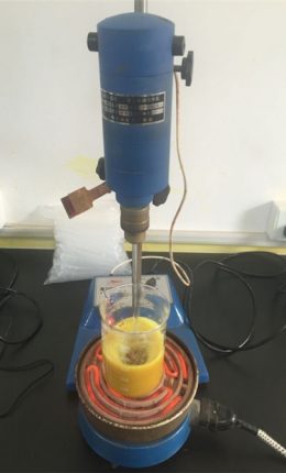 varme og rør for å løse opp